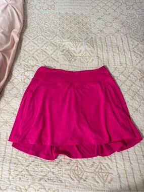 pink athletic skort